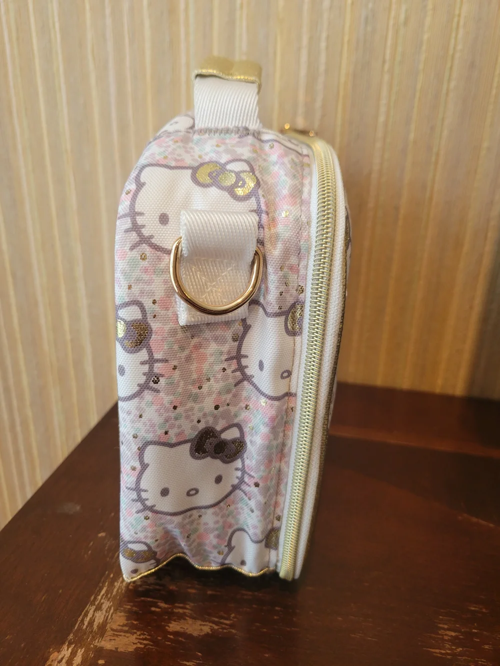 Pottery Barn/Hello Kitty Pink White Gold Girls Lunch Tote Bag